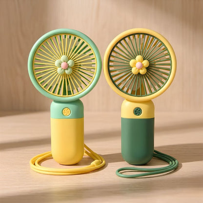 Portable Mini Rechargeable Fan with Desktop Stand