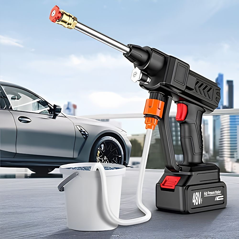 Rechargeable Wireless Car Wash Machine Cordless High Pressure Spray Gun