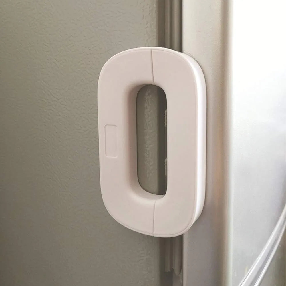 Child Safety Fridge Lock – Strong Self-Adhesive Refrigerator & Freezer Safety Lock For Kids
